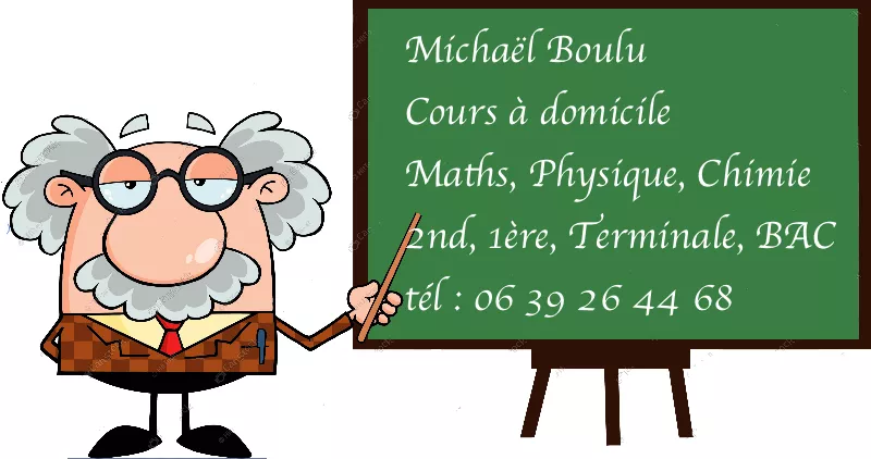 Cours à domicile : Maths, Physique, Chimie