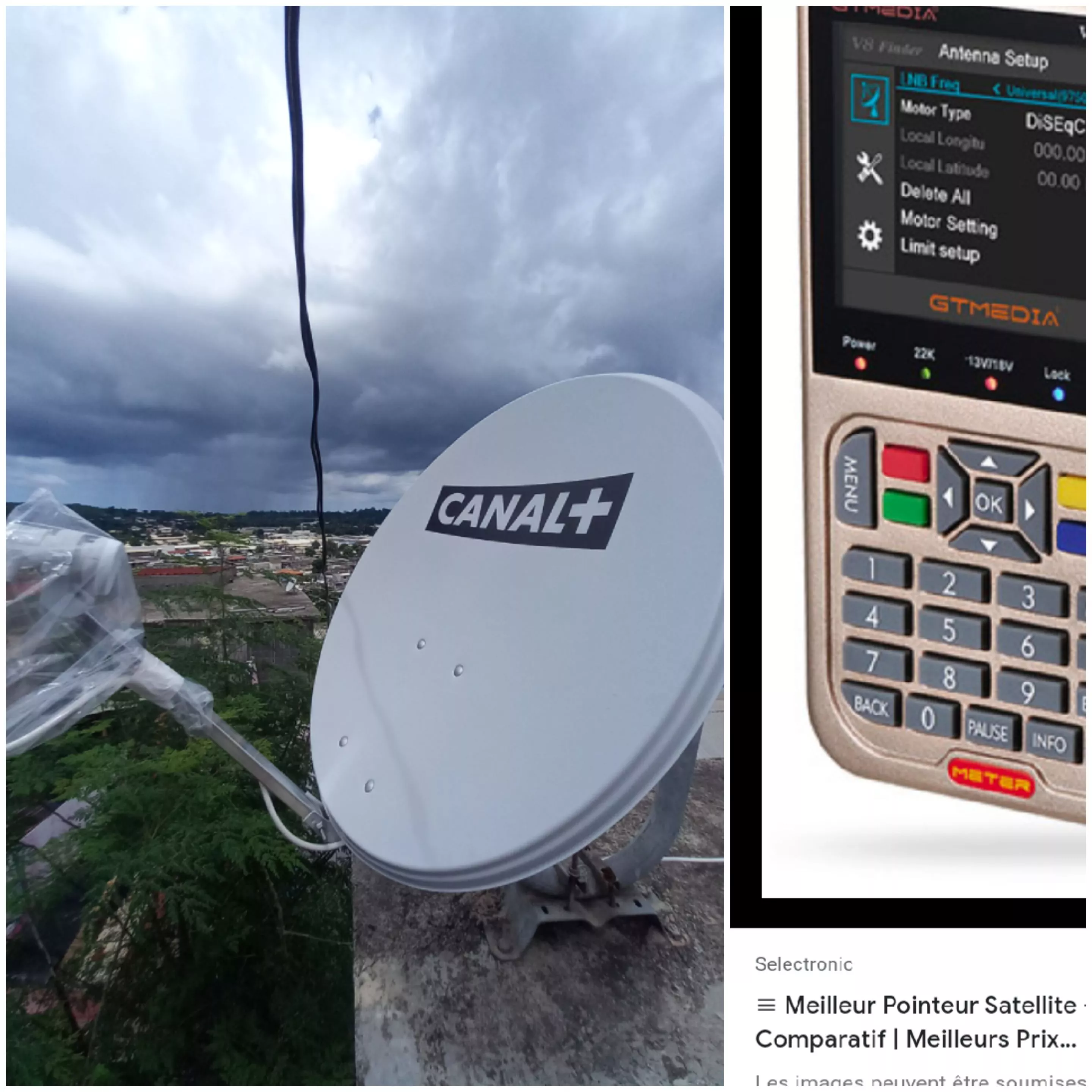 Branchement Canal + et TNT 